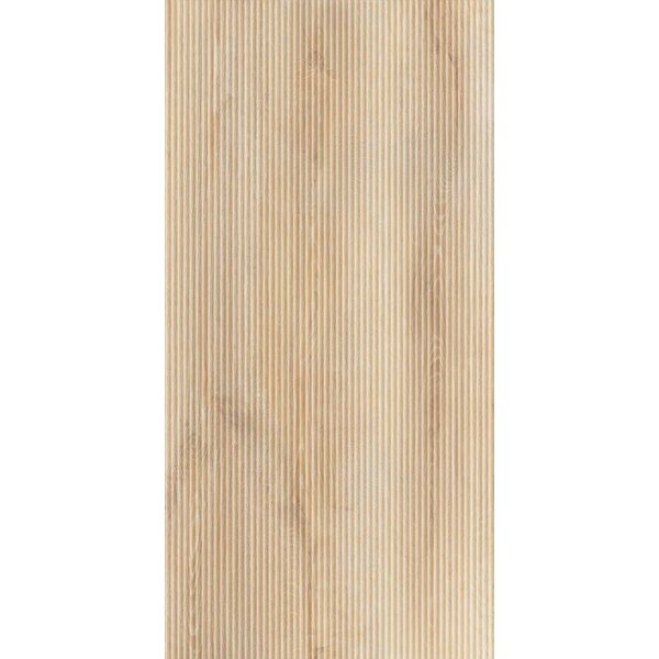 Keope Unica Almond Flute 3D 60x120, afname per doos van 1,44 m²