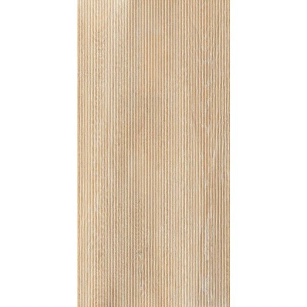 Keope Unica Almond Flute 3D 60x120, afname per doos van 1,44 m²
