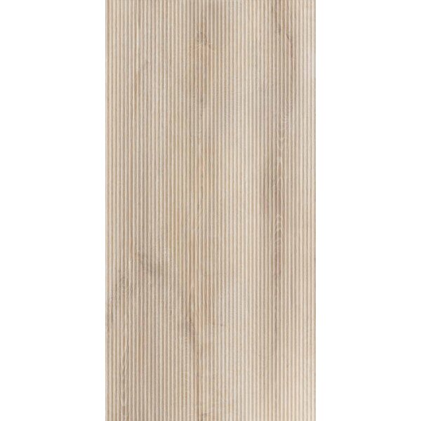 Keope Unica Beige Flute 3D 60x120, afname per doos van 1,44 m²