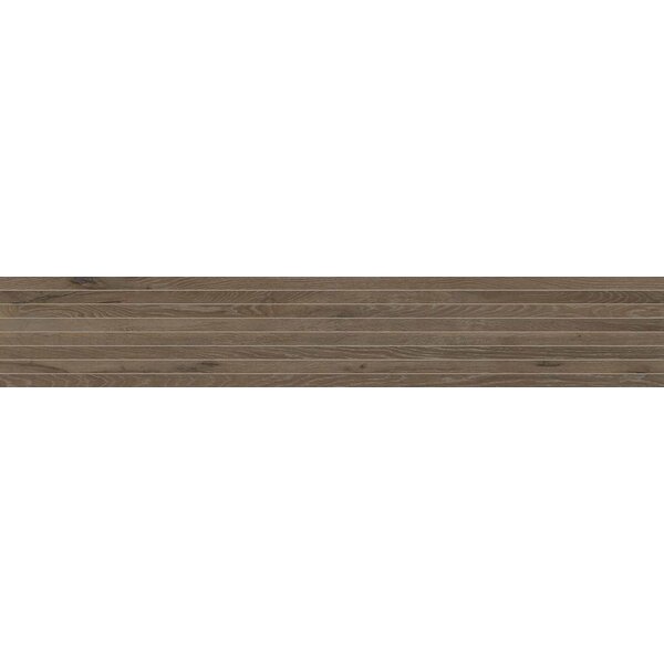 Keope Unica Brown Plisse 20x120, afname per doos van 0,96 m²