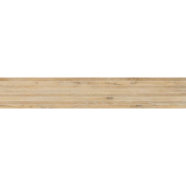 Keope Unica Almond Plisse 20x120, afname per doos van 0,96 m²