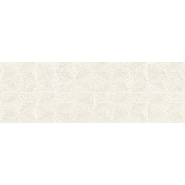 Tau Cute decor 33,3x100 White, afname per doos van 2 m²
