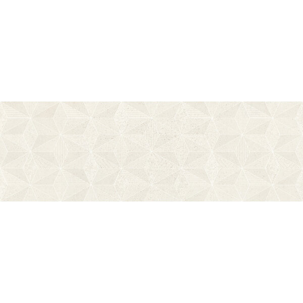 Tau Cute decor 33,3x100 White, afname per doos van 2 m²