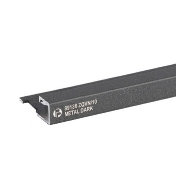 Profilpas tegelprofiel Proangle Q Metal Dark a 270 cm, aluminium gecoat