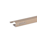 Profilpas tegelprofiel Proangle Q Concrete Sand a 270 cm, aluminium gecoat