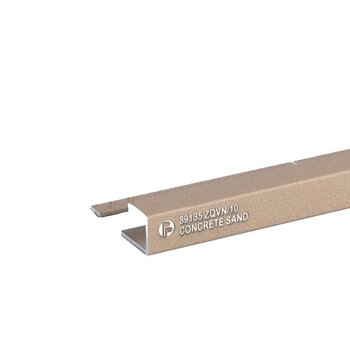 Profilpas tegelprofiel Proangle Q Concrete Sand a 270 cm, aluminium gecoat