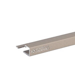 Profilpas tegelprofiel Proangle Q Concrete Mud a 270 cm, aluminium gecoat