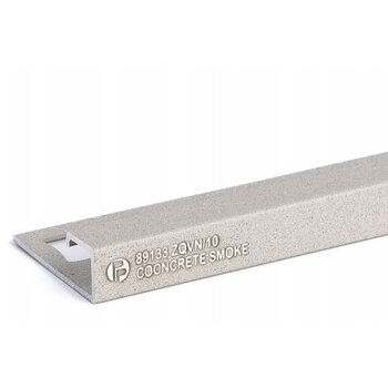 Profilpas tegelprofiel Proangle Q Concrete Smoke a 270 cm, aluminium gecoat