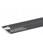 Profilpas tegelprofiel Proangle Q Anthracite Grey a 270 cm, aluminium gecoat