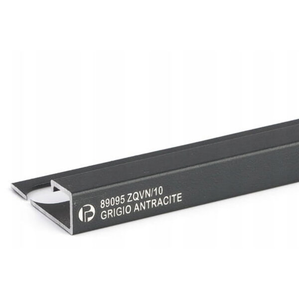 Profilpas tegelprofiel Proangle Q Anthracite Grey a 270 cm, aluminium gecoat