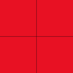 41ZERO42 Pixel41 01 Red 11,55x11,55, afname per doos van 0,37 m²
