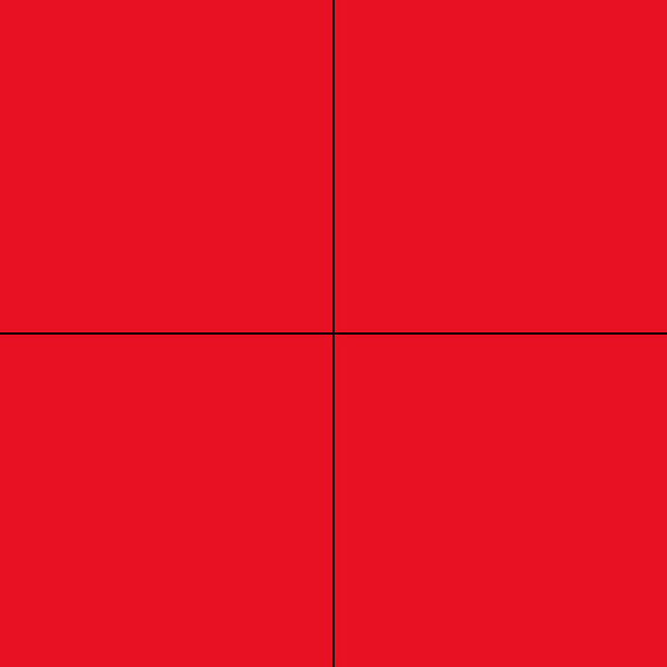 41ZERO42 Pixel41 01 Red 11,55x11,55, afname per doos van 0,37 m²