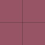 Mosa Colors 15x15 20730 Plum Glans, afname per doos van 1 m²