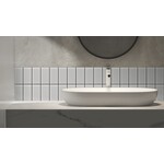 Complementto wandtegel Biselado 7.6x15.2 Ash mat, afname per doos van 0,5 m²