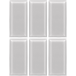 Complementto wandtegel Biselado 7.6x15.2 Ash mat, afname per doos van 0,5 m²