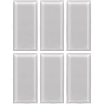 Complementto wandtegel Biselado 7.6x15.2 Ash mat a 0,5 m²