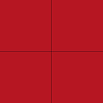 I Colori Matt Vermiglio 10x10, afname per doos van 1 m²