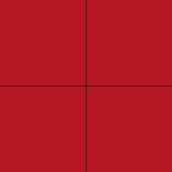 I Colori Matt Vermiglio 10x10, afname per doos van 1 m²