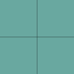 Rako Color One 14,8X14,8 Turquois Glans Waa19457/ R1071, afname per doos van 1 m²