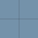 Winckelmans Dots 3,5x3,5 cm, vlak, blue (BEU), 9 mm dik, afname per doos van 100 stuks