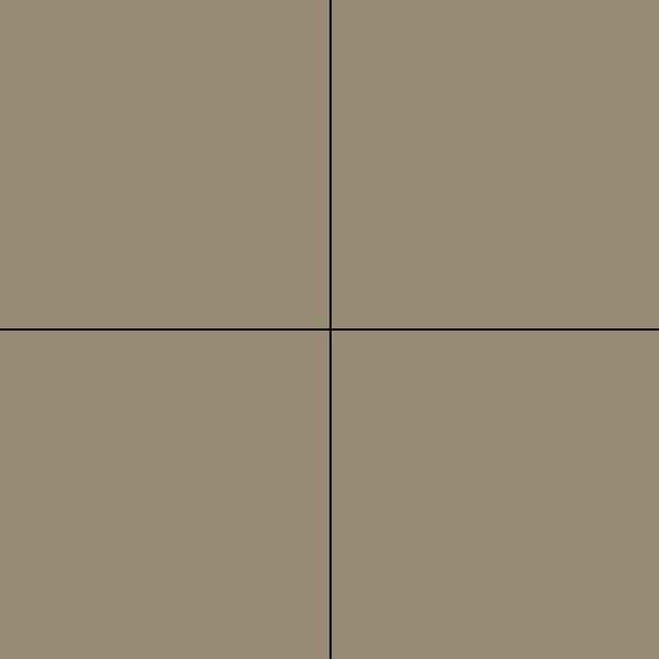 Winckelmans Dots 3,5x3,5 cm, vlak, taupe (TAU), 9 mm dik, afname per doos van 100 stuks