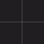 Winckelmans Dots 3,5x3,5 cm, vlak, noir (NOI), 9 mm dik, afname per doos van 100 stuks