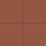 Winckelmans Dots 3,5x3,5 cm, vlak, havana (HAV), 9 mm dik, afname per doos van 100 stuks