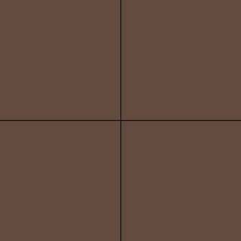 Winckelmans Dots 3,5x3,5 cm, vlak, brun (CHO), 9 mm dik, doos a 100 stuks