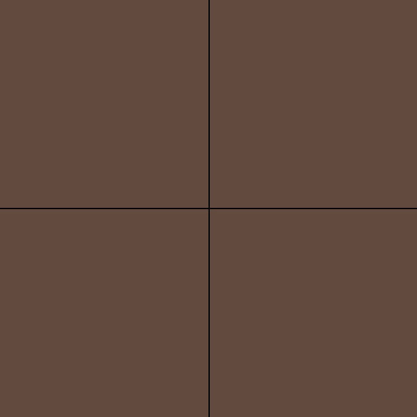 Winckelmans Dots 3,5x3,5 cm, vlak, brun (CHO), 9 mm dik, afname per doos van 100 stuks