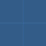 Winckelmans Dots 5x5 cm, vlak, bleu nuit (BEN), 9 mm dik, afname per doos van 25 stuks