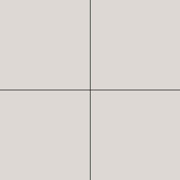 Winckelmans Dots 5x5 cm, vlak, blanc (BAU), 9 mm dik, afname per doos van 25 stuks