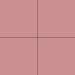 Mosa. Tegels. Colors 15x15 18970 Peach Blossom Glans, afname per doos van 1 m²