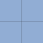 Mosa Colors 15x15 19920 Blue Bell Glans, afname per doos van 1 m²