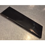 sierstrip 5x15 cm zwart glans, afname per stuk
