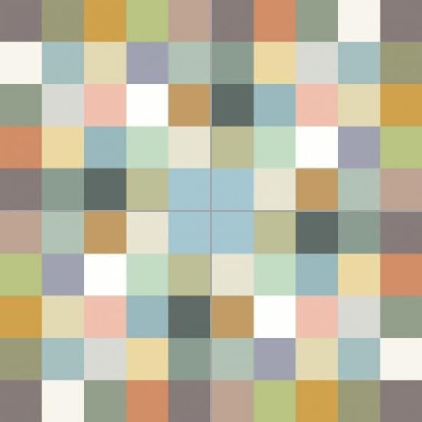 De Tegel BV Cementtegel Patroon Color All 2 20x20x1,6 cm, afname per doos van 0,48 m² - Copy