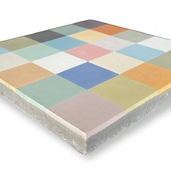 De Tegel BV Cementtegel Patroon Color All 2 20x20x1,6 cm, afname per doos van 0,48 m² - Copy
