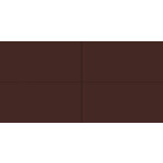 Winckelmans Rectangles 5x10 cm, vlak, brun (CHO), 9 mm dik, afname per doos van 0,25 m²