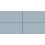 Winckelmans Rectangles 5x10 cm, vlak, pale blue (BEP), 9 mm dik, afname per doos van 0,25 m²