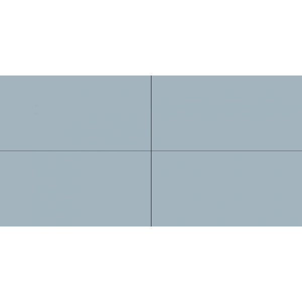 Winckelmans Rectangles 5x10 cm, vlak, pale blue (BEP), 9 mm dik, afname per doos van 0,25 m²