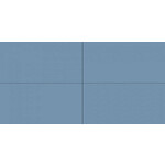 Winckelmans Rectangles 5x10 cm, vlak, blue (BEU), 9 mm dik, afname per doos van 0,25 m²