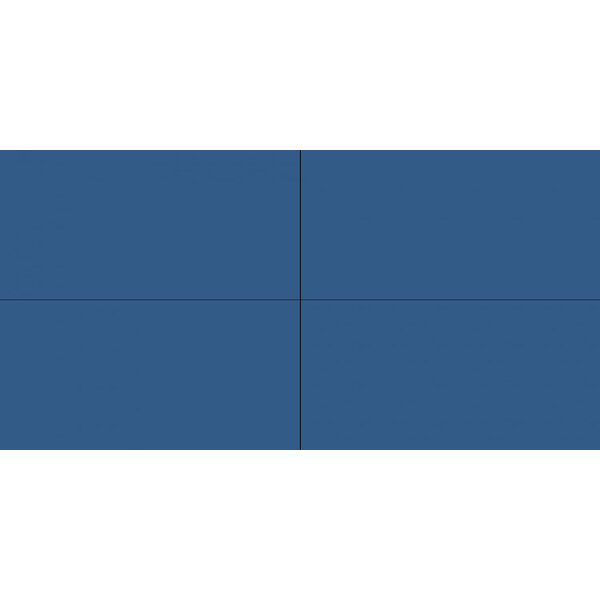 Winckelmans Rectangles 5x10 cm, vlak, bleu nuit (BEN), 9 mm dik, afname per doos van 0,25 m²