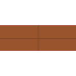 Winckelmans Rectangles 5x15 cm, vlak, caramel (CAR), 9 mm dik, afname per doos van 0,15 m²