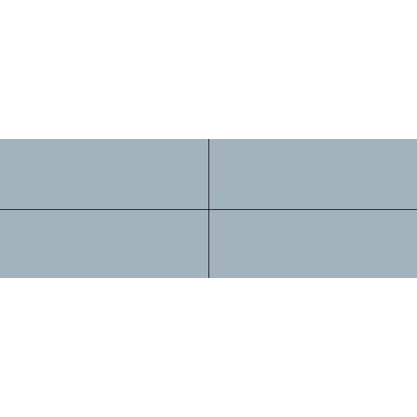 Winckelmans Rectangles 5x15 cm, vlak, pale blue (BEP), 9 mm dik, afname per doos van 0,15 m²