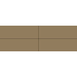 Winckelmans Rectangles 5x15 cm, vlak, cafe (CAF), 9 mm dik, afname per doos van 0,15 m²