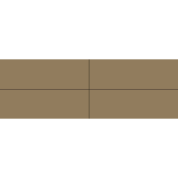 Winckelmans Rectangles 5x15 cm, vlak, cafe (CAF), 9 mm dik, afname per doos van 0,15 m²