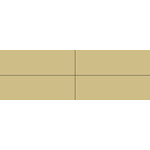 Winckelmans Rectangles 5x15 cm, vlak, cognac (COG), 9 mm dik, afname per doos van 0,15 m²