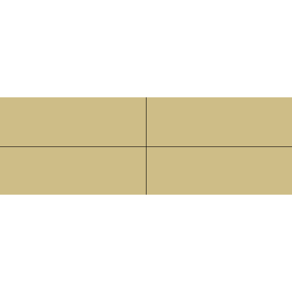 Winckelmans Rectangles 5x15 cm, vlak, cognac (COG), 9 mm dik, afname per doos van 0,15 m²