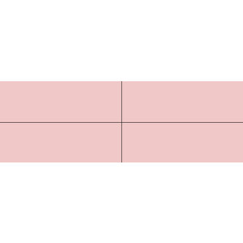 Winckelmans Rectangles 5x15 cm, vlak, rose (RSU), 9 mm dik a 0,15 m²