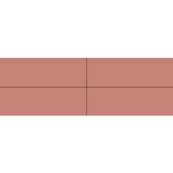 Winckelmans Rectangles 5x15 cm, vlak, vieux rose (RSV), 9 mm dik a 0,15 m²