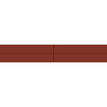 Winckelmans Rectangles 2,5x15 cm, vlak, rouge (ROU), 9 mm dik a 0,15 m²